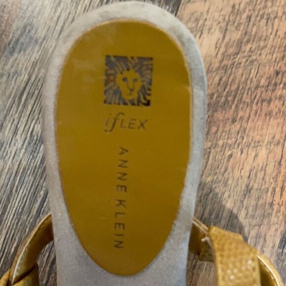 Anne Klein iFlex Akolina Slingback Leather Heels Dressy Sandals Size 6.5 - Picture 14 of 16